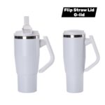32oz White Blazer Tumbler - Image 3