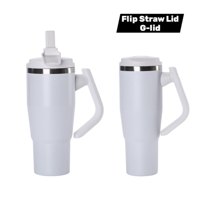 32oz White Blazer Tumbler - Image 3