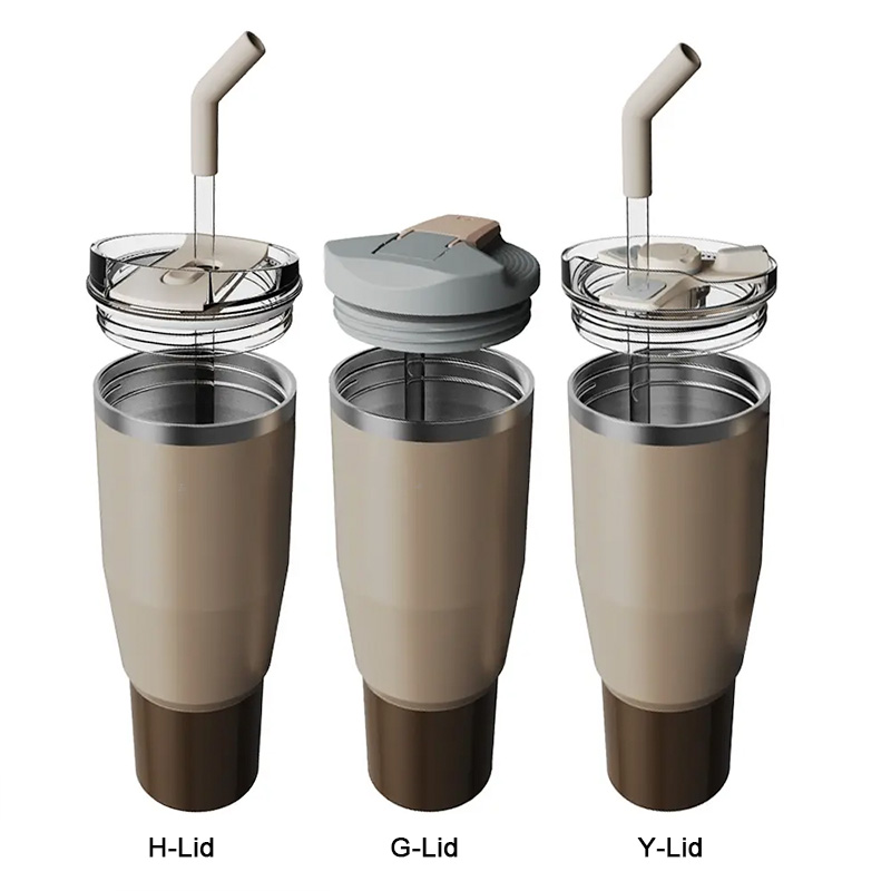 32oz_brown_blazer_lids_3 32oz tumbler with customized logo