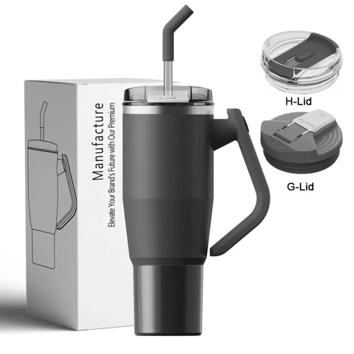 40oz Black Blazer Tumbler - Image 2