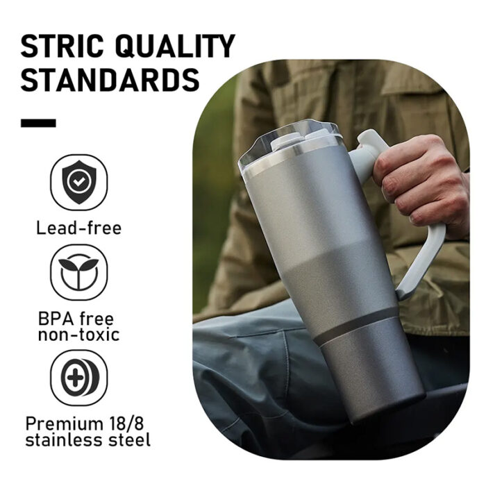 32oz White Blazer Tumbler - Image 7