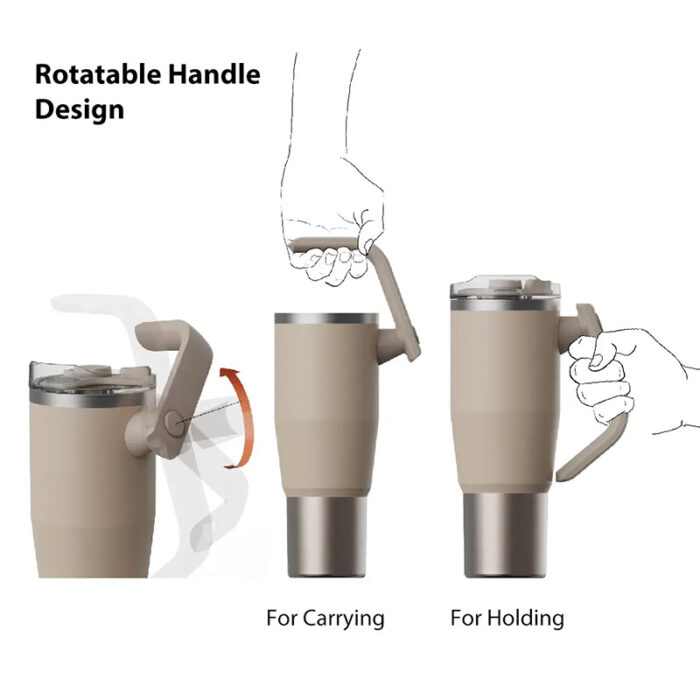32oz White Blazer Tumbler - Image 4