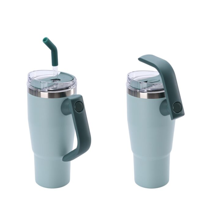 32oz Morandi Blue Blazer Tumbler - Image 3