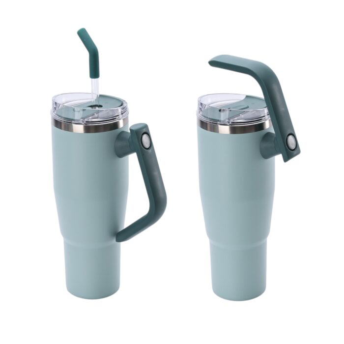 40oz Morandi Blue Blazer Tumbler - Image 3