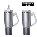 40oz Silver Blazer Tumbler - Image 3