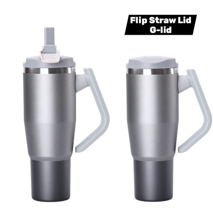 40oz Silver Blazer Tumbler - Image 3