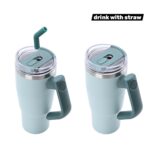 40oz Morandi Blue Blazer Tumbler - Image 4