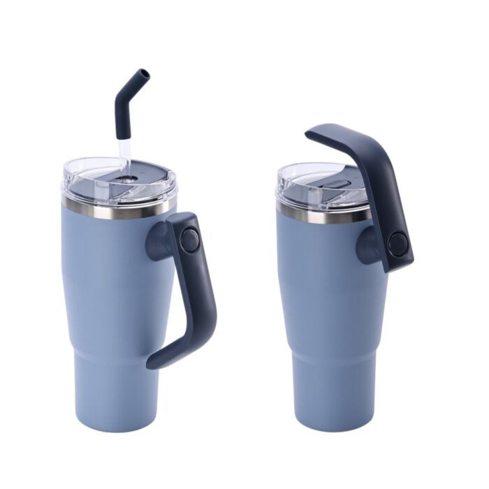 32oz Morandi NavyBlue Blazer Tumbler - Image 3