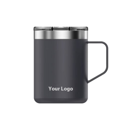 350ml Black Stainless Steel Coffee Mug