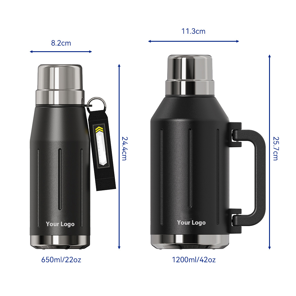 beer growlder 1200ML Stainles Steel Vacuum Beer Growler - Image 3
